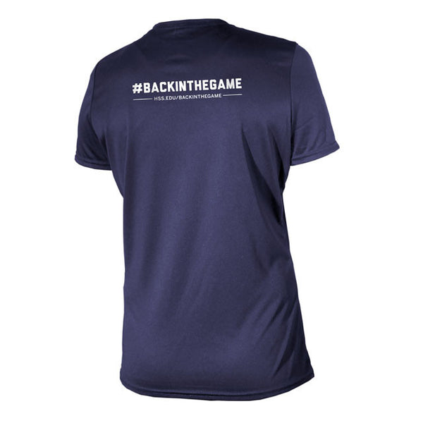 Unisex Blue HSS Back in The Game T-Shirt