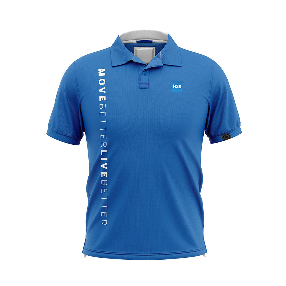 Men's Golf Shirt Blue
